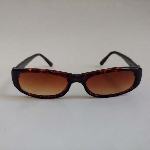 NWT Vintage 90\'s Acetate Rectangle Lady Fashion Sunglasses (S.D.Tortoise) main image 4